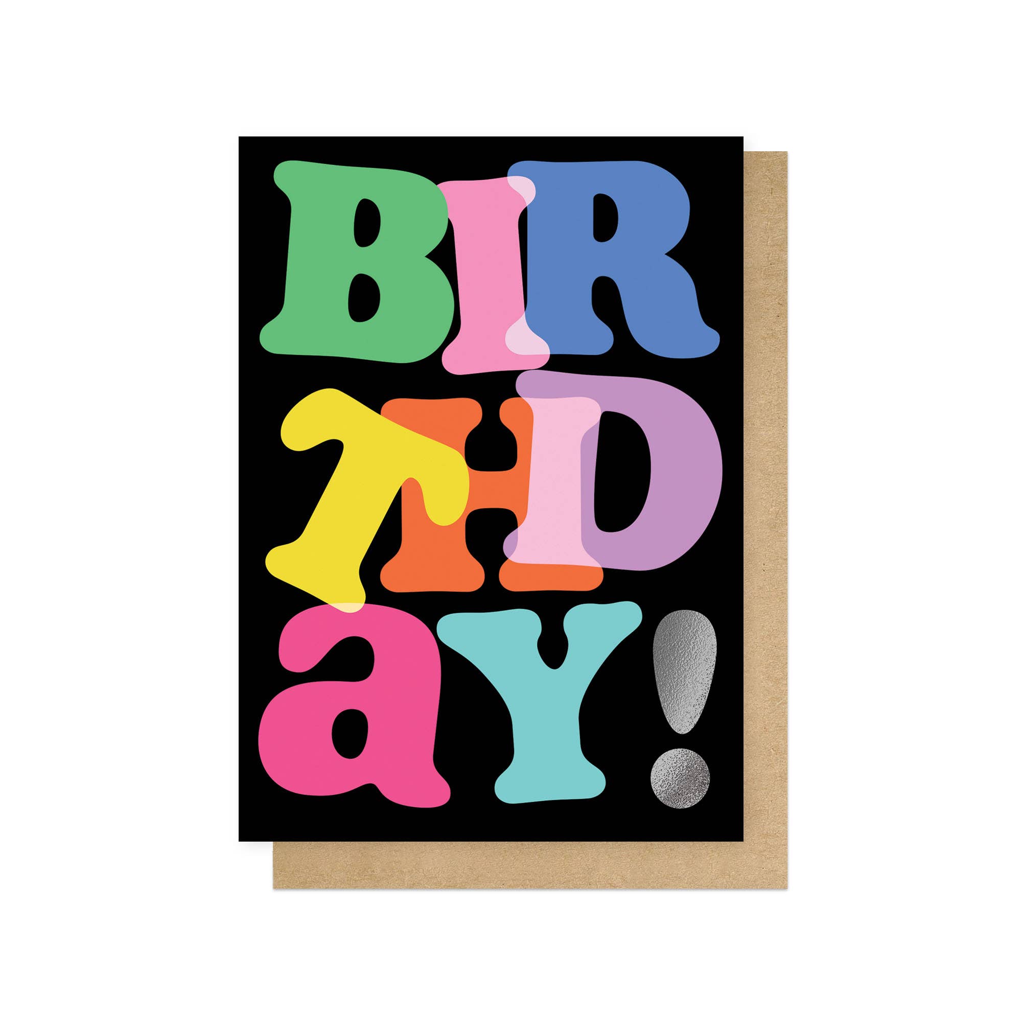 BIRTHDAY Foiled Greetings Card