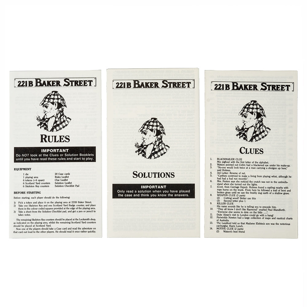 221b Baker Street (Pocket-sized edition) - 1992