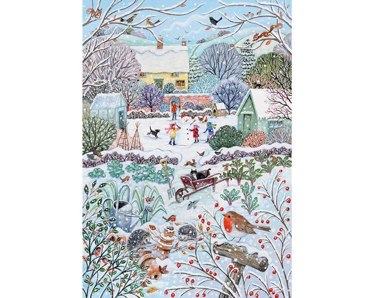 Cottage Garden in Winter: 100 large pieces