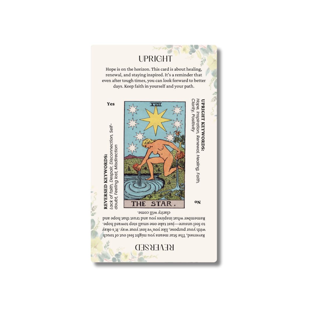Star and Strength Tarot deck for beginners