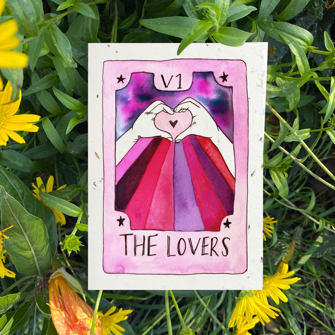 The Lovers Plantable Greeting Card 