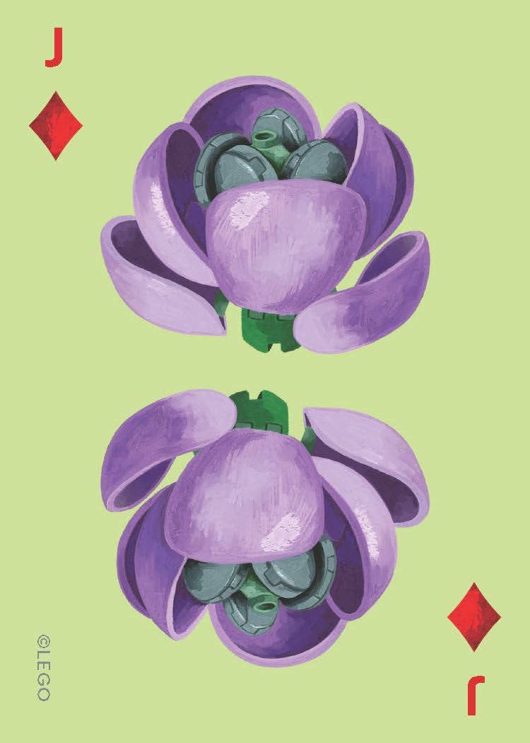 LEGO Botanical Playing Cards