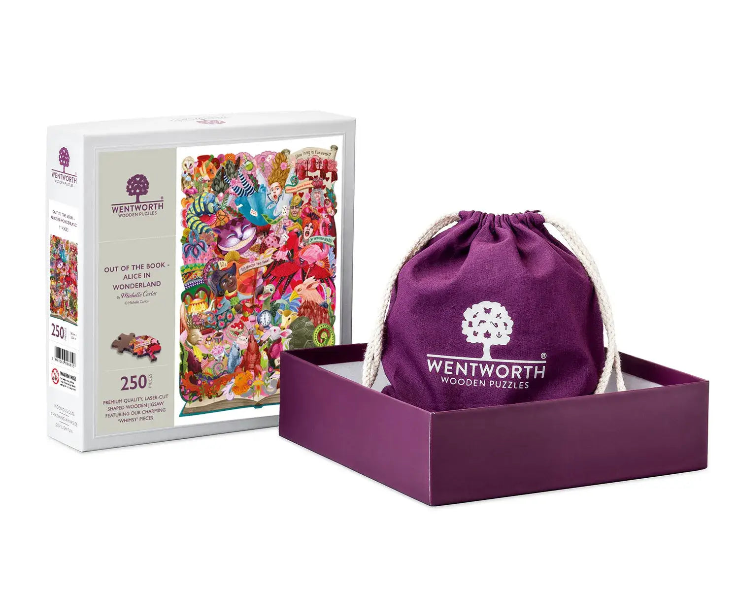 Alice in Wonderland: 250 pieces - Wentworth jigsaw puzzle
