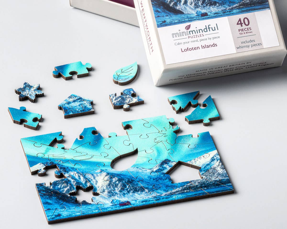 Lofoten Islands: 40 pieces - Wentworth jigsaw puzzle