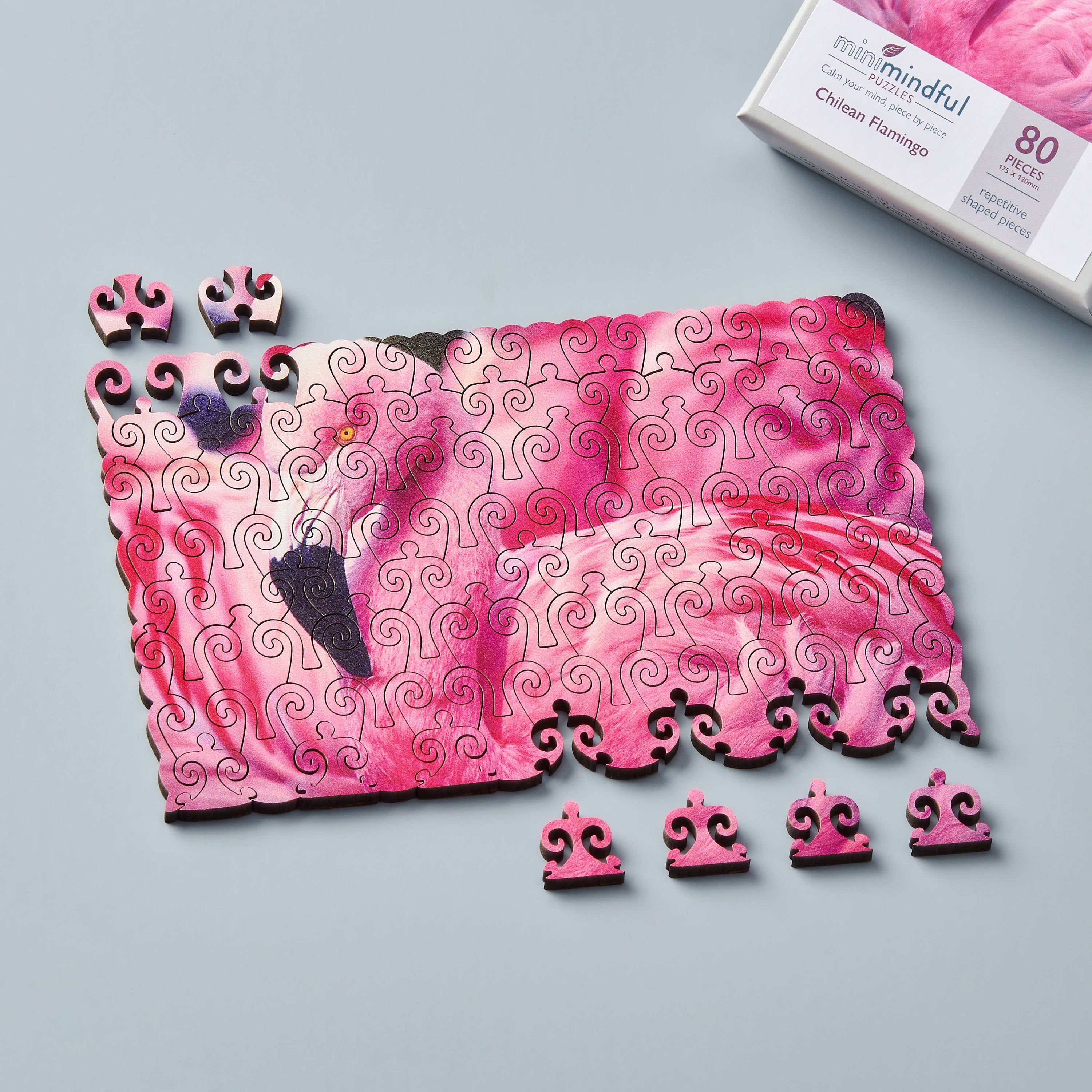Chilean Flamingo: 80 pieces - Wentworth jigsaw puzzle
