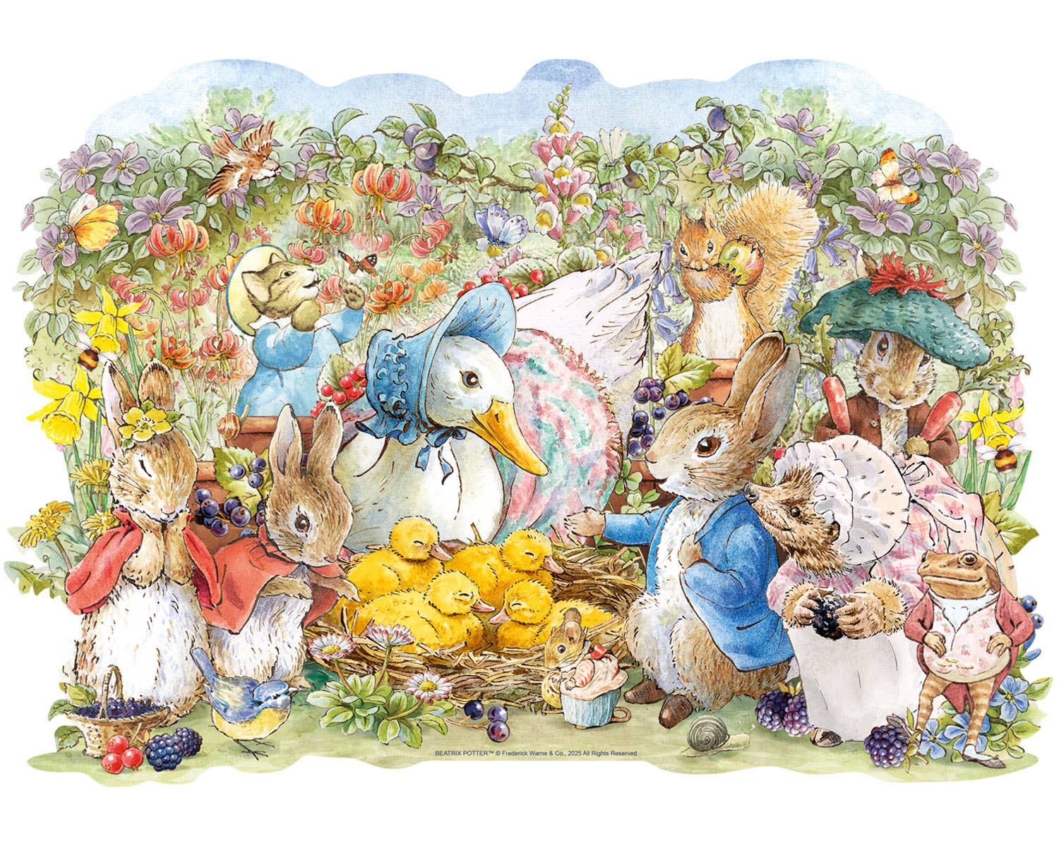 Peter Rabbit and Friends Wentworth jigsaw puzzle (100 large pieces)