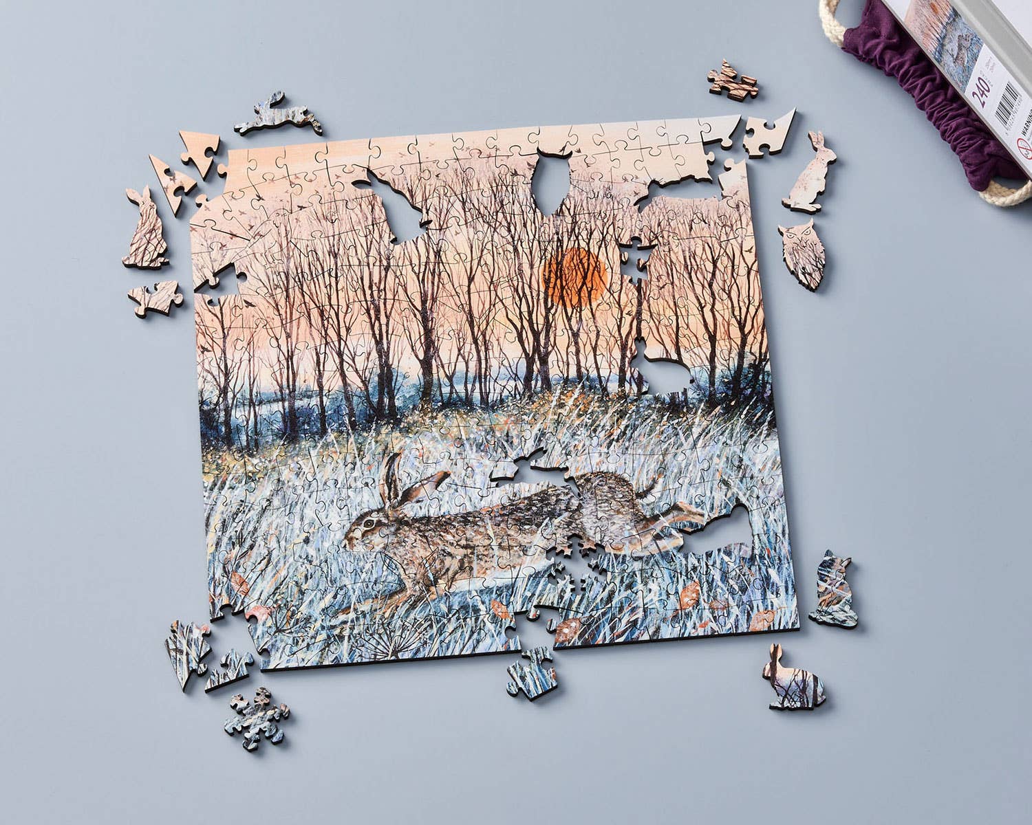 Hare At Sundown: 240 pieces