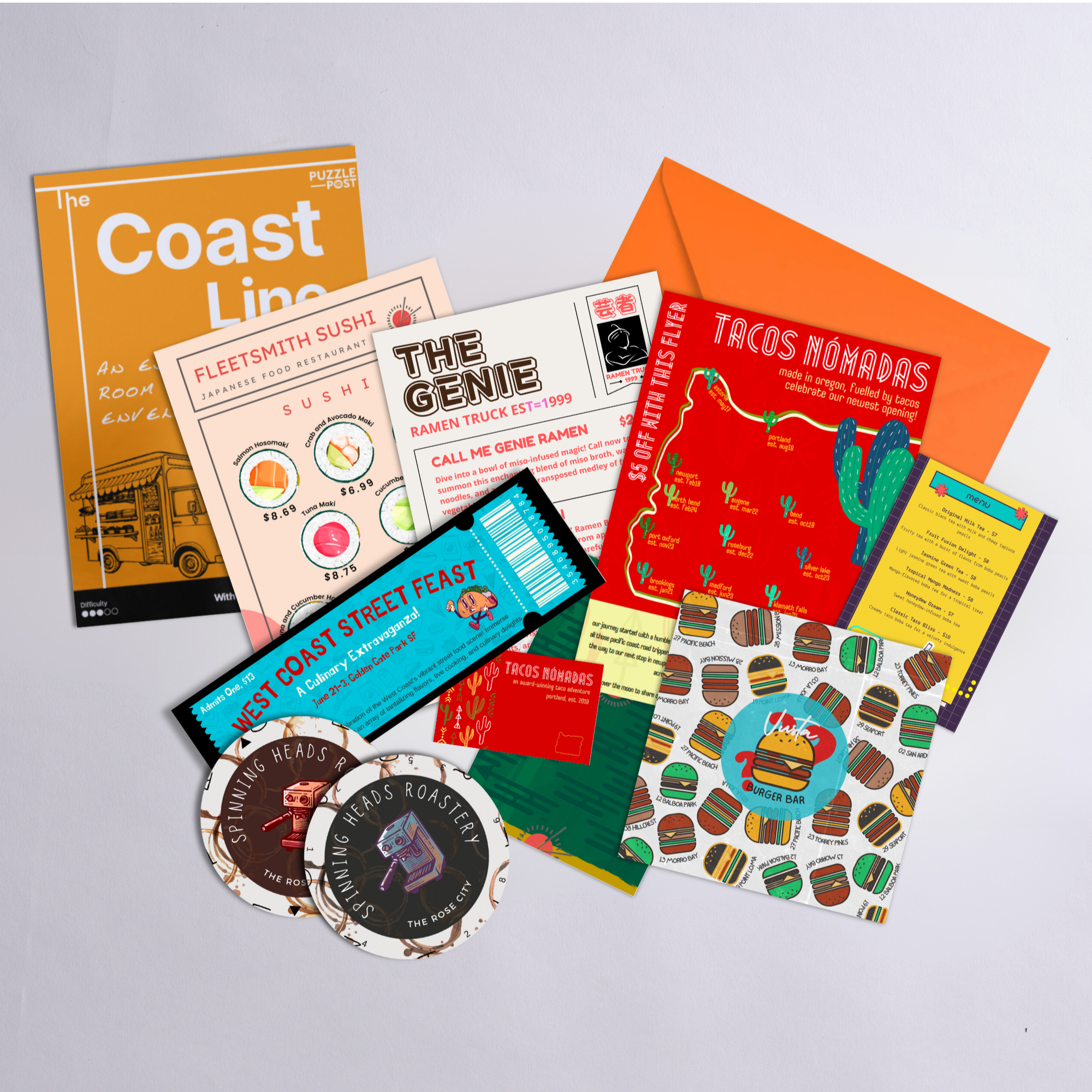 The Coast Line: an escape room in an envelope