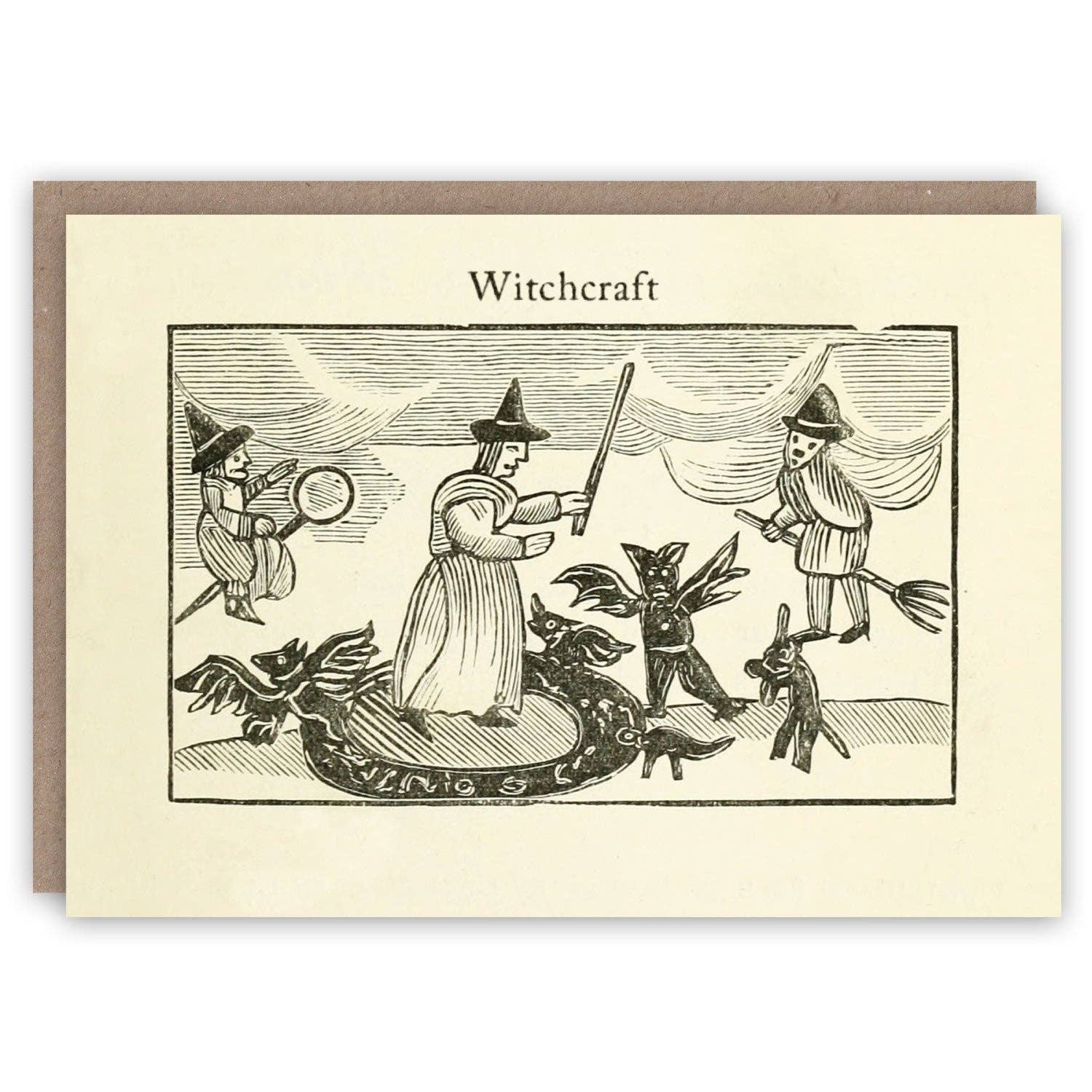 Witchcraft greetings card