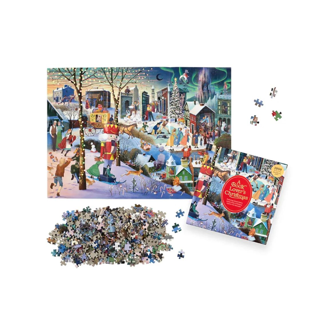 A Book Lover's Christmas jigsaw puzzle