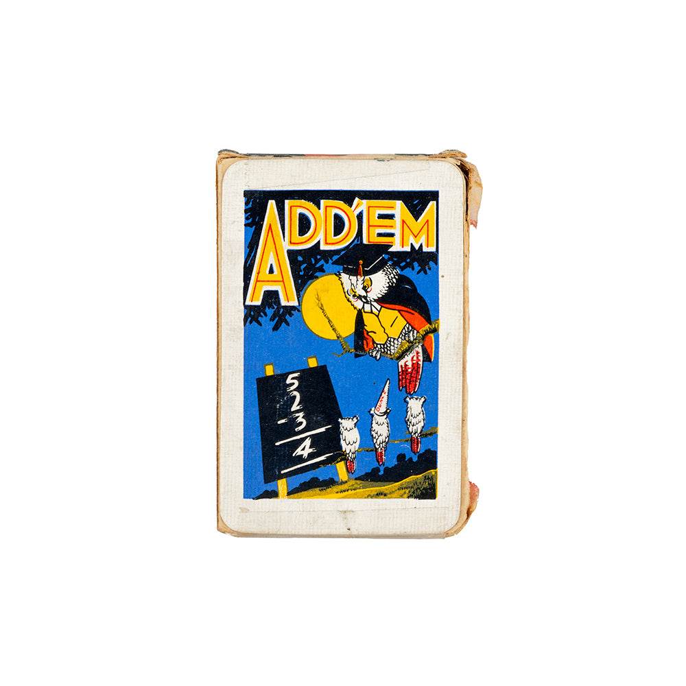 Add'em card game - 1940s