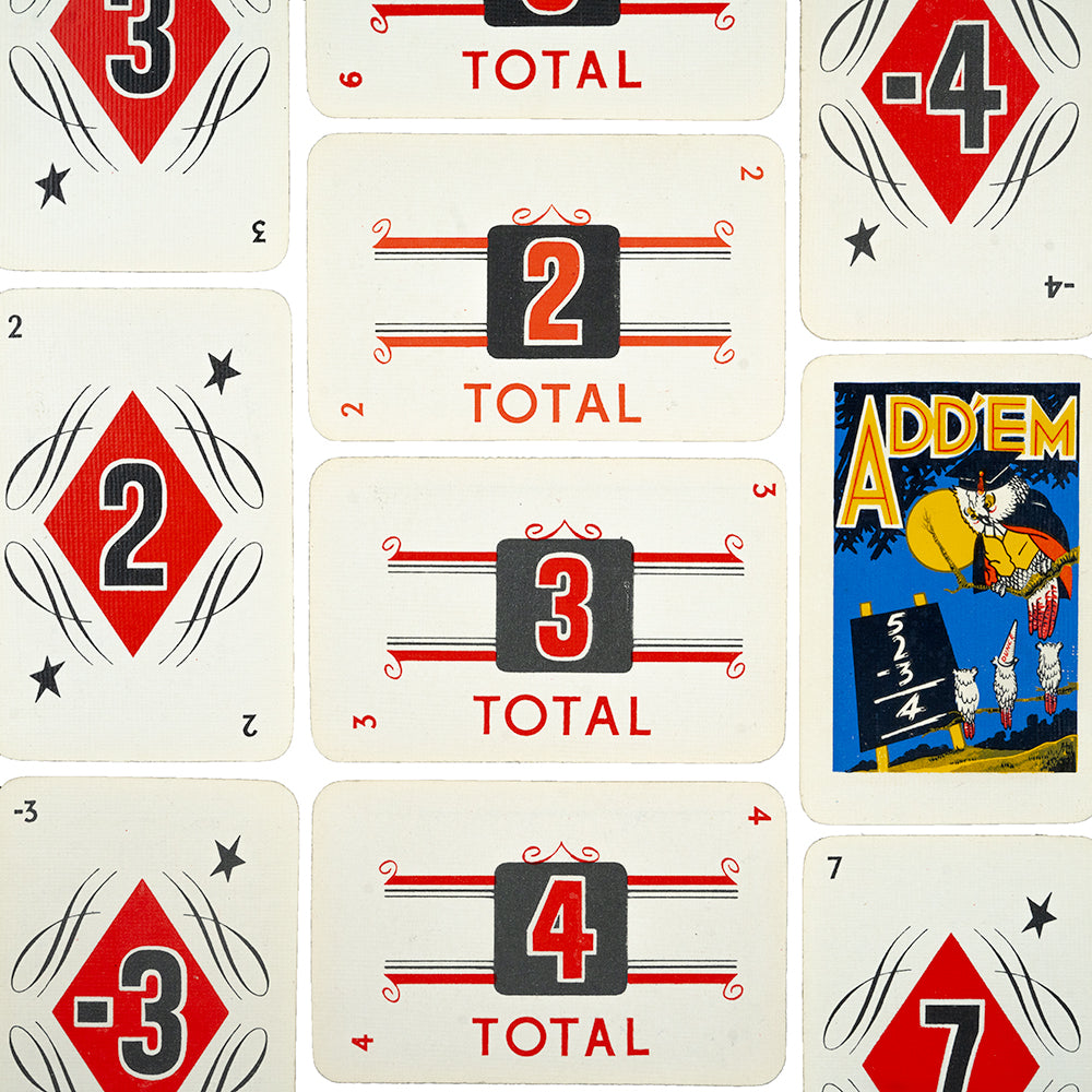 Add'em card game - 1940s