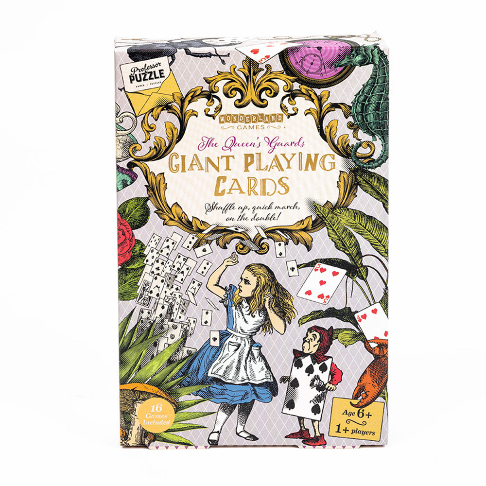 Alice in Wonderland 'The Queen's Guards' giant playing cards