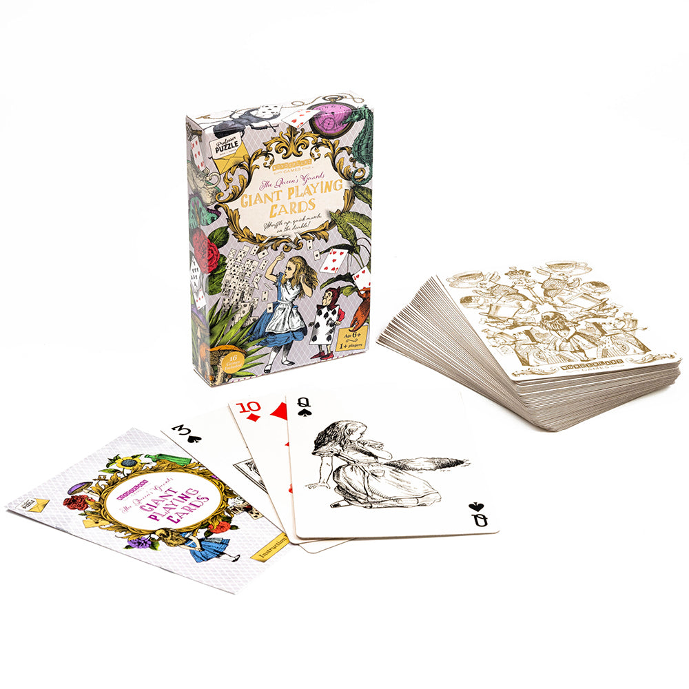 Alice in Wonderland 'The Queen's Guards' giant playing cards