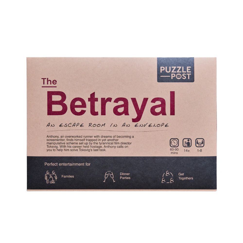 The Betrayal: an escape room in an envelope