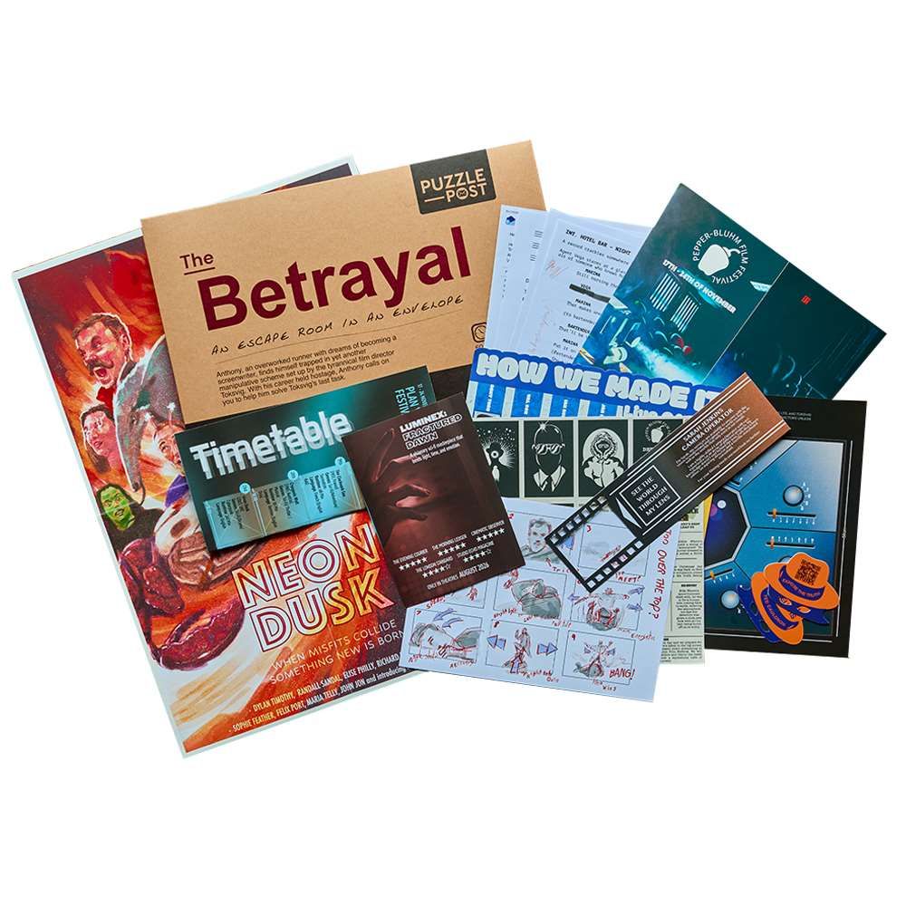 The Betrayal: an escape room in an envelope