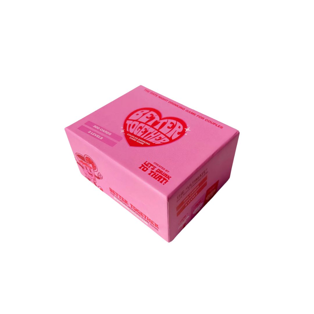 Better Together: Couples Drinking Card Game