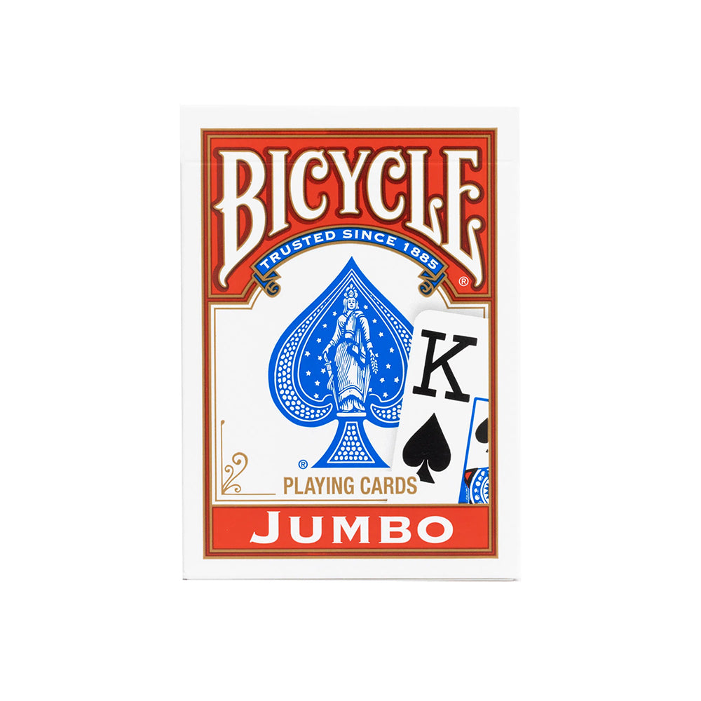 Bicycle Jumbo playing cards: large index