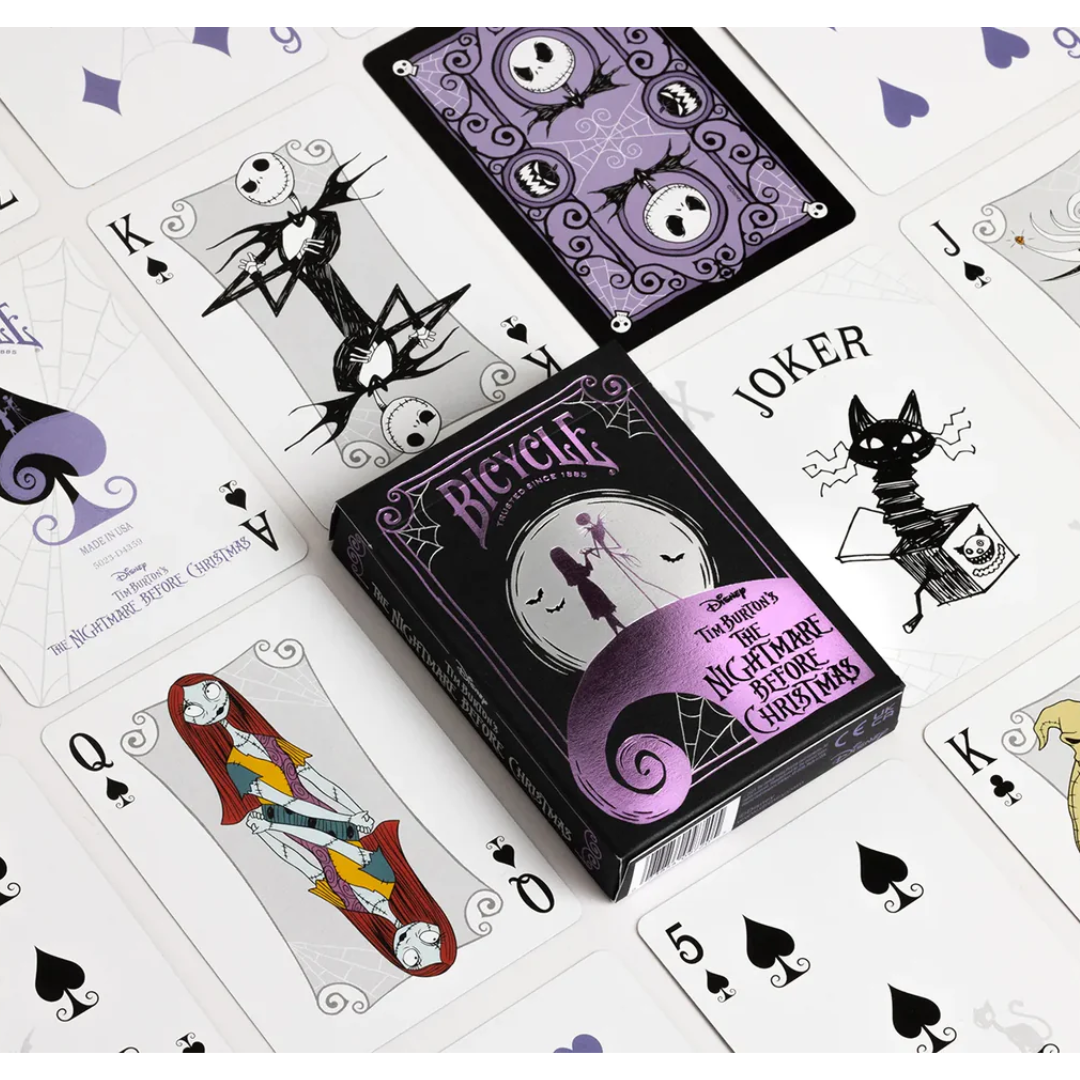 Bicycle Disney Nightmare before Christmas playing cards