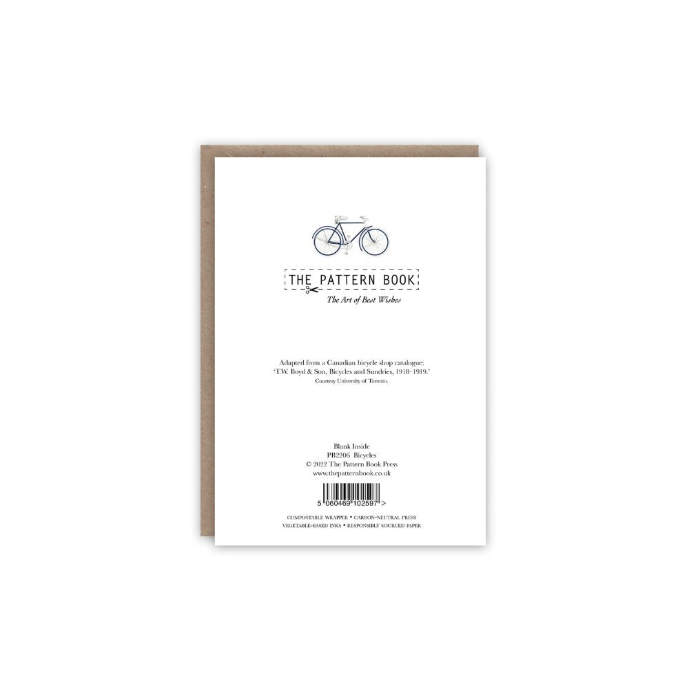 Bicycles greeting card