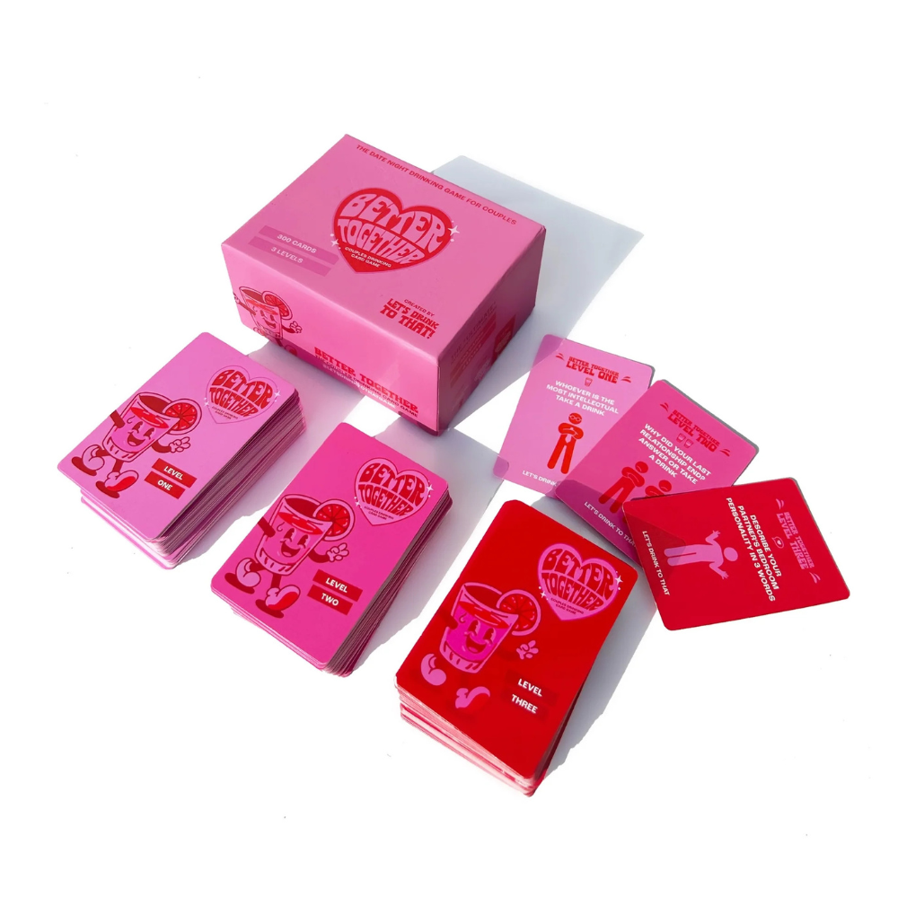 Better Together: Couples Drinking Card Game