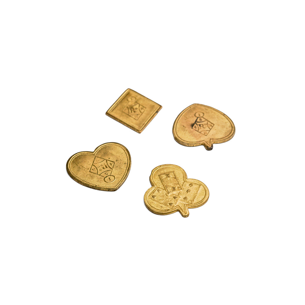 Brass trump markers - 1850s