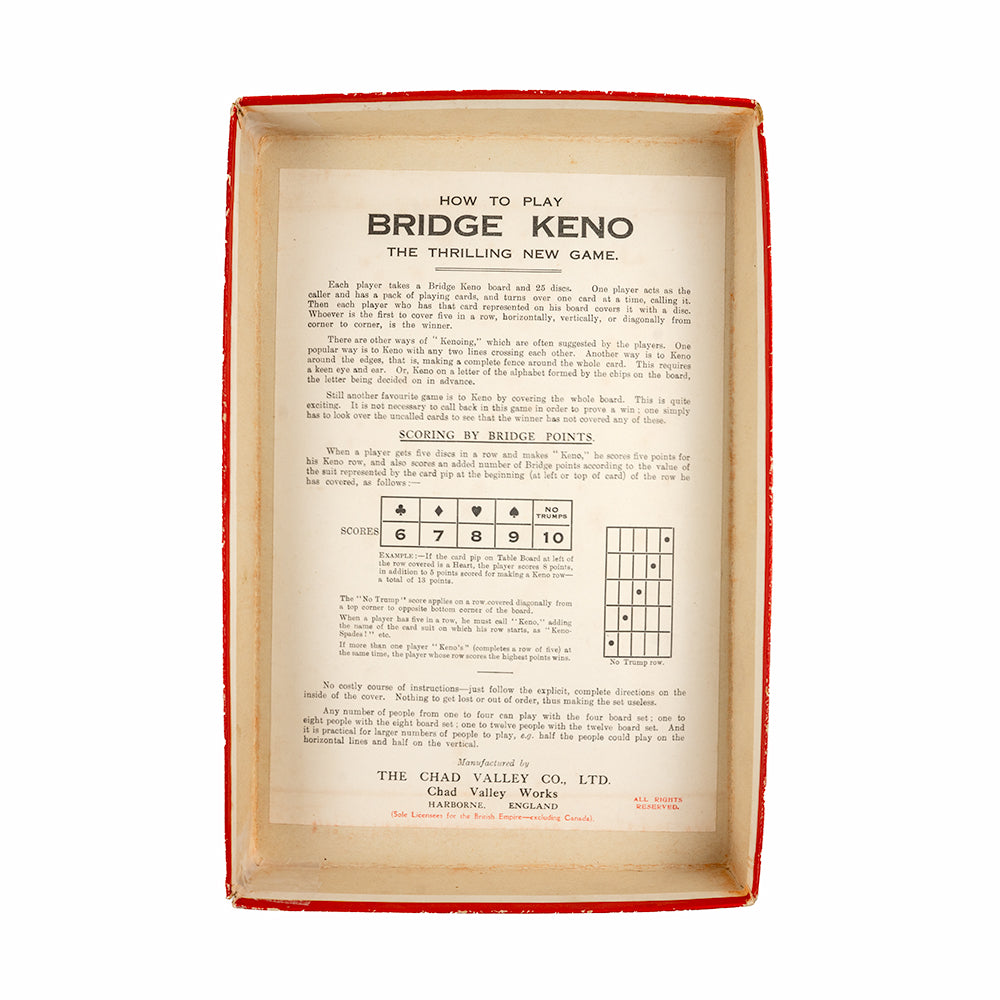 Bridge Keno - 1930s