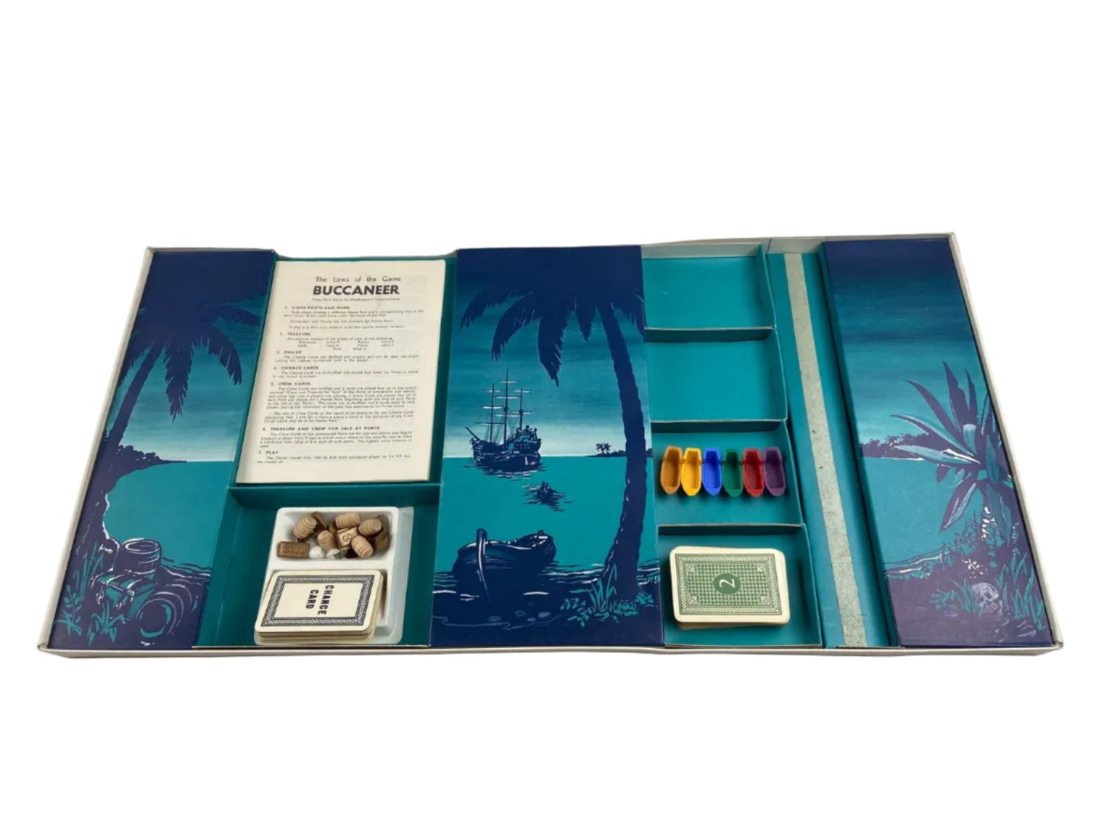 Inside of Buccaneer box