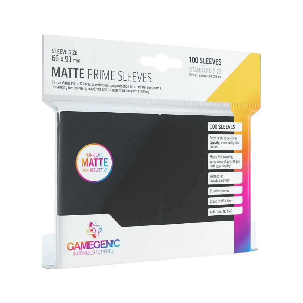 Gamegenic matte: 100 black card sleeves