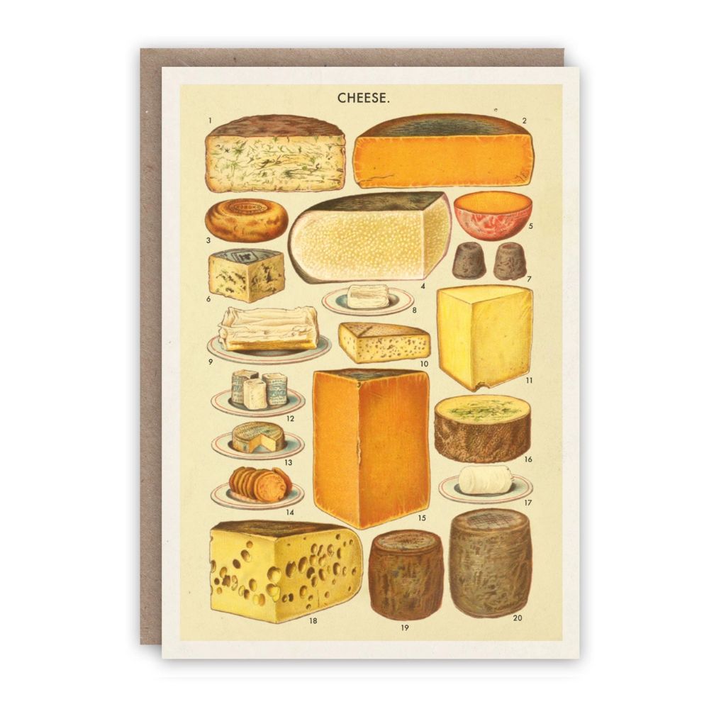 Cheese greeting card