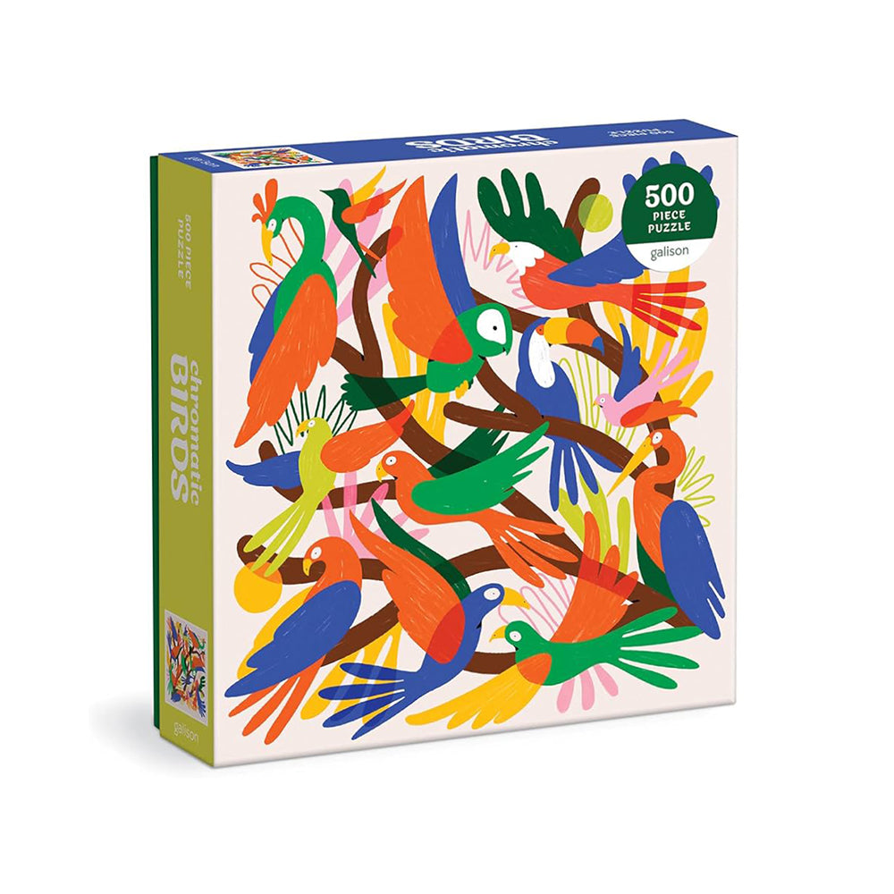 Chromatic birds jigsaw puzzle