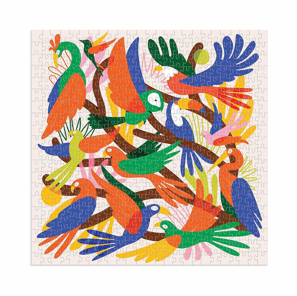 Chromatic birds jigsaw puzzle
