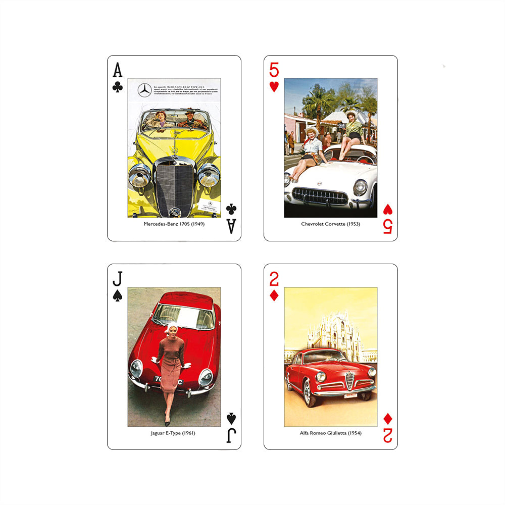 Classic Cars Playing Cards