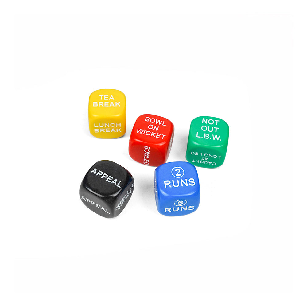 Cricket dice gift set (leather case)