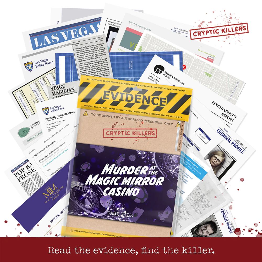 Cryptic Killers - Murder at the Magic Mirror Casino