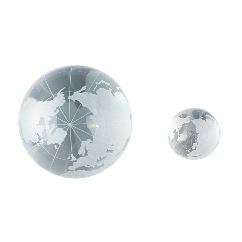 Crystal World Map Marble