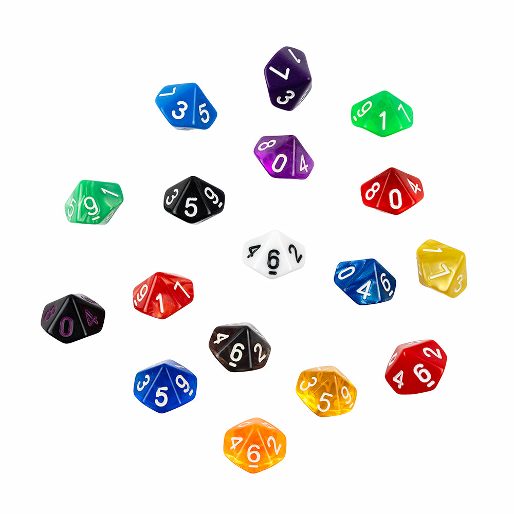 (D10) ten-sided dice