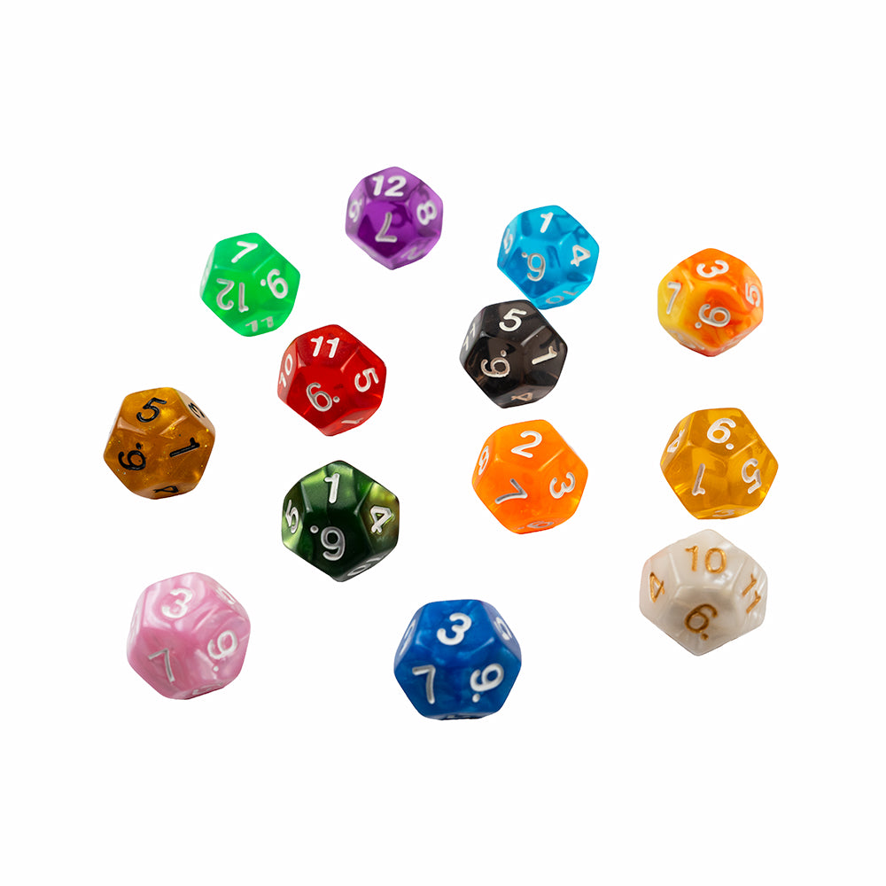 (D12) twelve-sided dice