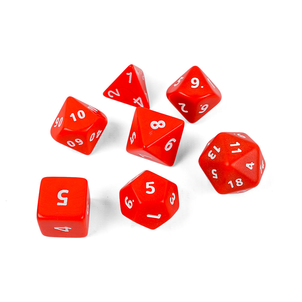 Jumbo dice set: 7pcs multi-sided