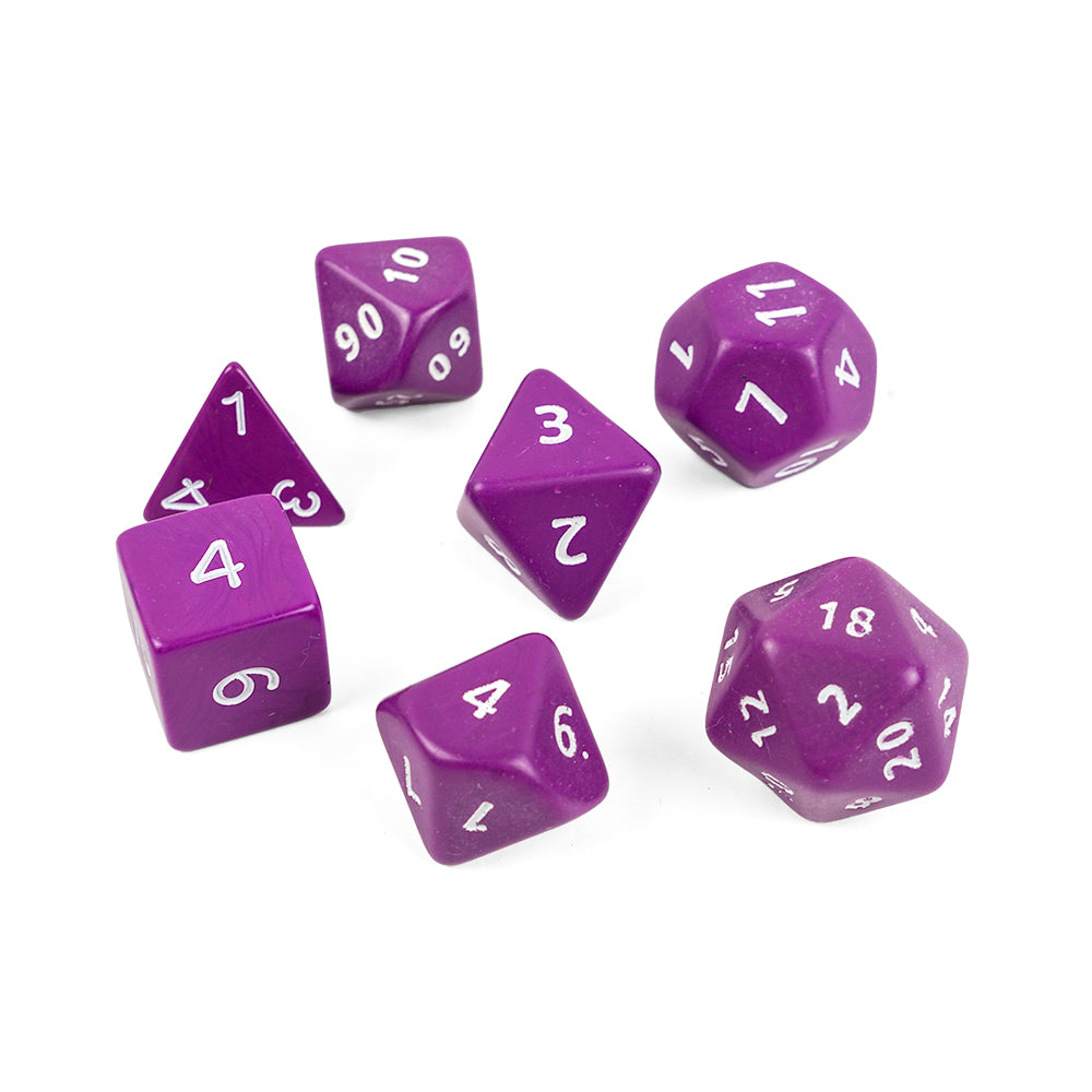 Jumbo dice set: 7pcs multi-sided