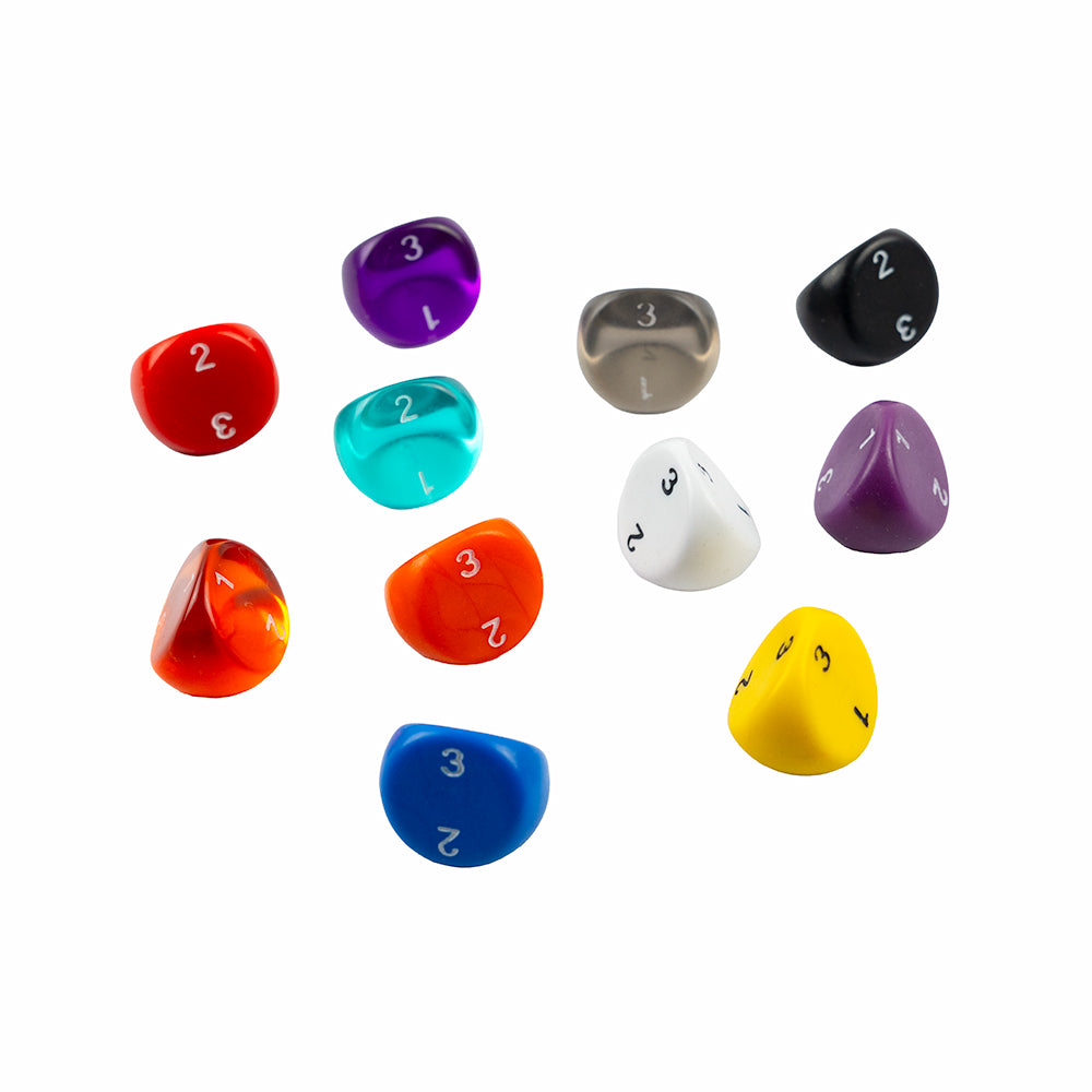 (D3) three-sided dice