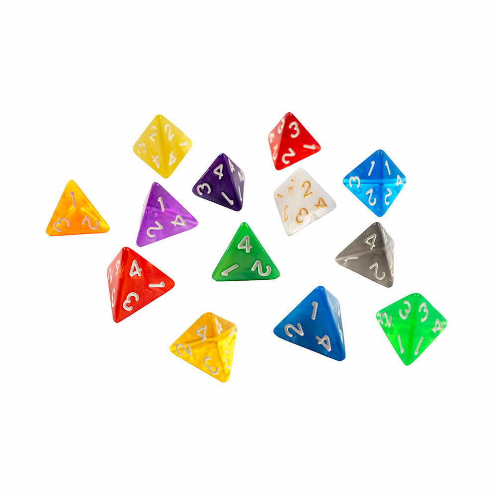 (D4) four-sided dice