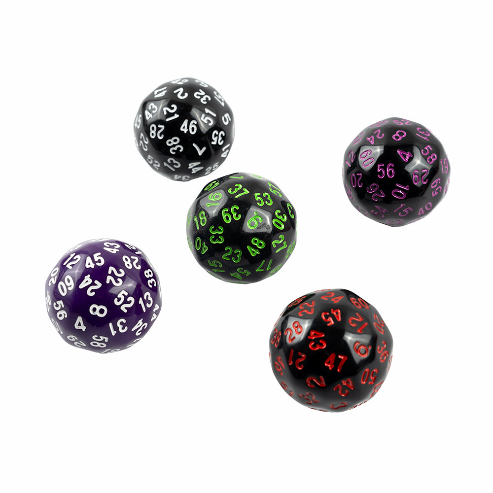 (D60) sixty-sided dice