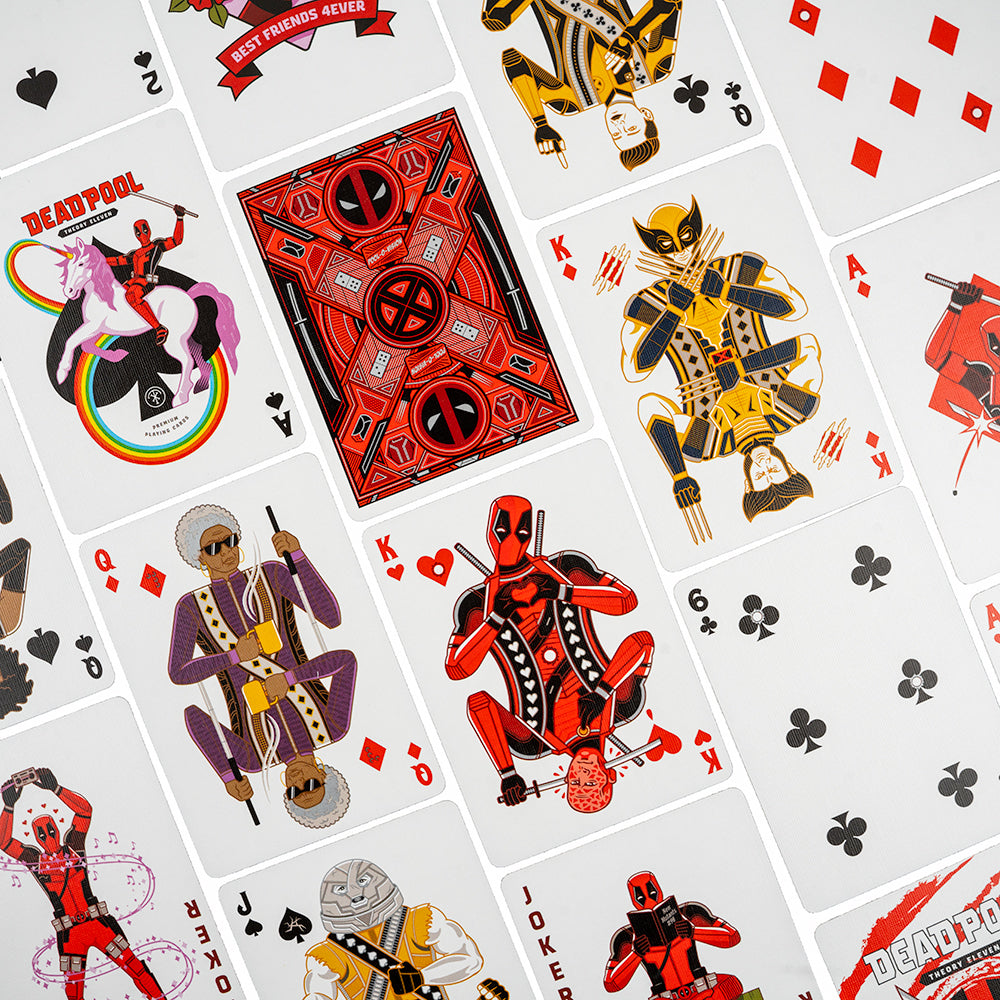 Deadpool playing cards