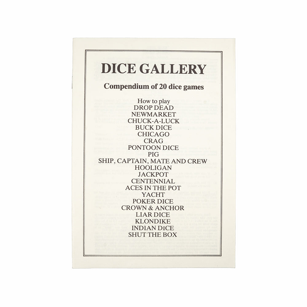 Dice Gallery: Connoisseur Games - 1992