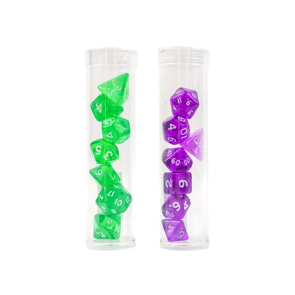 Diddly dice set: 7pcs multi-sided