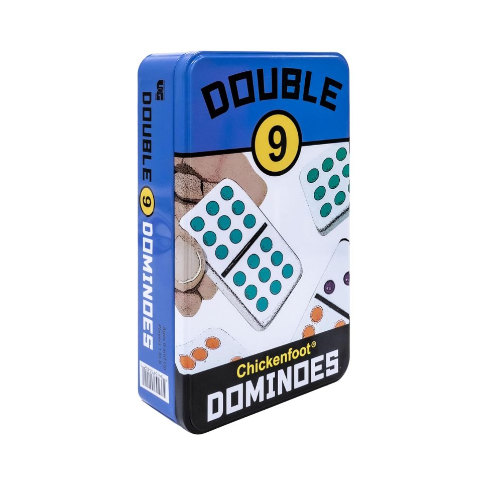 Dominoes 9x9 Tin