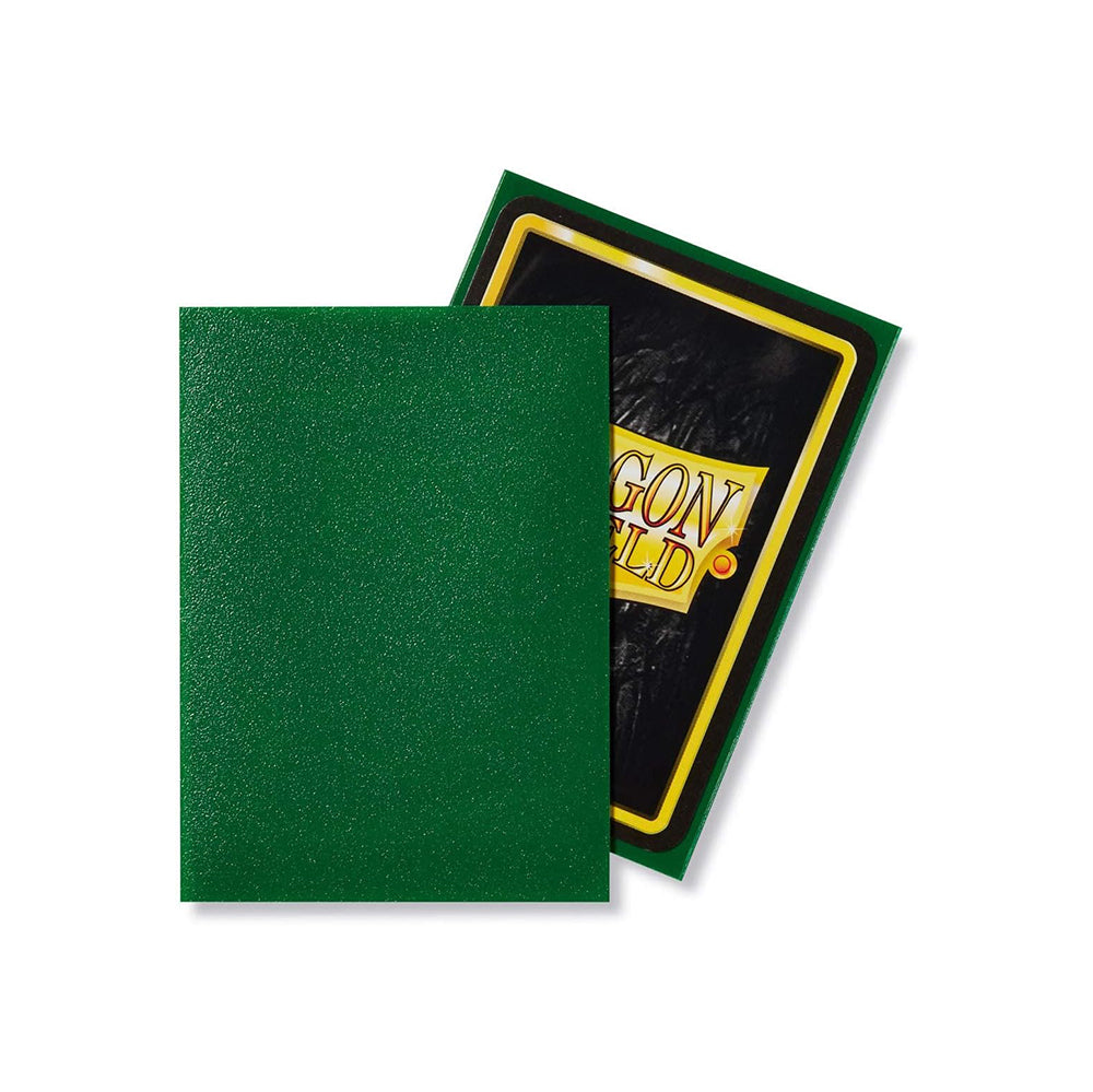 Dragon Shield Matte: 100 emerald card sleeves
