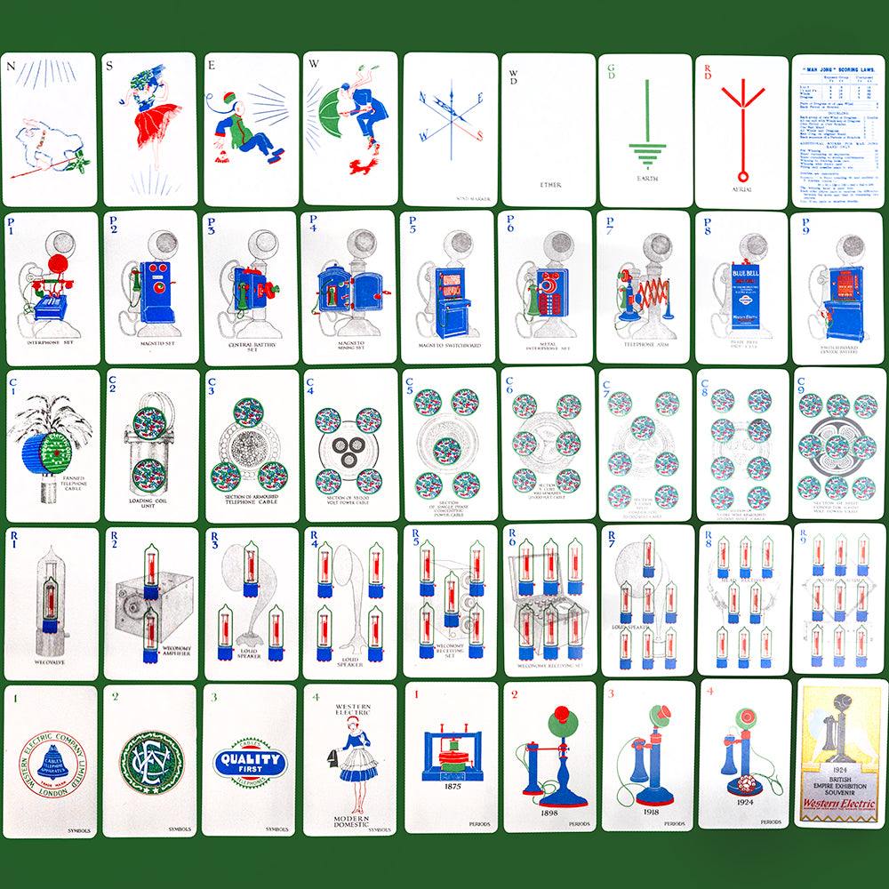 Electrical Mah Jong card game - 1924