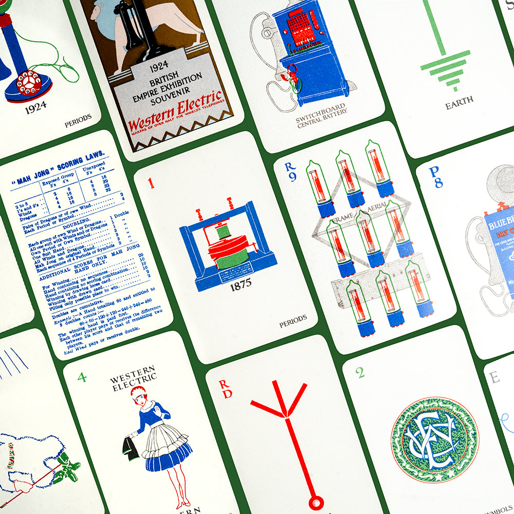 Electrical Mah Jong card game - 1924